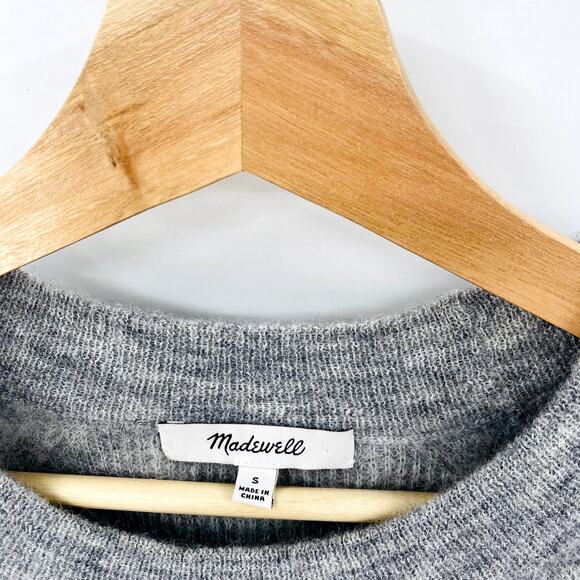 Madewell gray alpaca crewneck sweater - Picture 3 of 5